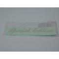 TOYOTA COROLLA SPECIAL EDITION Sticker for car - Buy Online. 