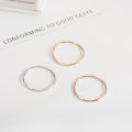 Wholesale 925 Sterling SIlver Pure Simple Slim Ring Small Finger Ring For Girls And Women. 