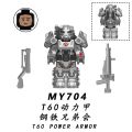 MY701-705 Radiation series Lucy Maximus building blocks toy. 