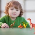 Tiny World Jurasic Park Rubber Dinosaur Toys - Wild Animal Figure Jungle Zoo Dinosaurs Animals Toy Set For Kids Boys Girls Baby Fun Play Toy. 