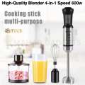 New Hand Blender Set 5-in-1 and 4-in-1 Multifunctional Heavy-Duty 800w Powerful Copper Motor, Coffee Beater & Double Speed Stainless Steel Immersion Blender -Egg beater and Milk Frother -Meat Chopper 600ml -Juicer Machine -Electric Grinder -Food Processor. 