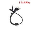 DC Power Splitter 12V 1 Female To 2 3 4 8 Male Cable Connector 5.5mm x 2.1mm Power Cord For CCTV Camera LED Strip Game Console. 