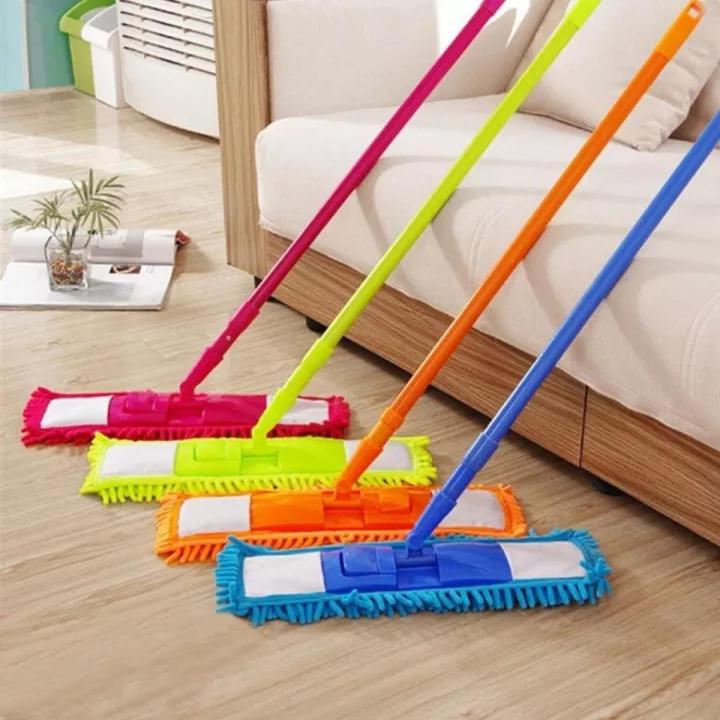 Panda Online Magic Microfiber Noodle Dust Mop Telescoping Pole Floor