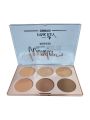 Pink Key 6-in-1 Pressed Matte Contour Powder Palette – Sculpt & Define. 
