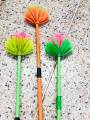 Ceiling Jaala Cobweb Cleaning Broom with Extendable Rod, Long Reach Cobweb Duster, Exclusive Cleaning Long Handled Jaala Brush, Extending Handle - Long Stick Dust Mop, Home Cleaning Plastic Broom (Length Extendable About 5.5-6 Feet ). 