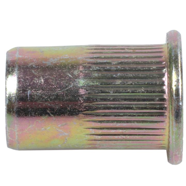 QUANBU 20pcs Flat Head Metric Steel M10 Blind Insert Rivet Nut Rivnut