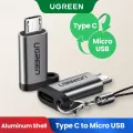 Ugreen USB Type-C Adapter Type C To Micro USB Female To Male Converters For Xiaomi Samsung Charger Data Cable USBC USB C Adapter, DO NOT SUPPORT OTG. 