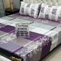 Gift Pack Bedsheet/ Gul Ahmad Cotton Mix Bedsheets  Full Printed 3pc. 