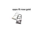 OPPO F5 Rose Gold Dual Sim Card Tray And Micro SD Card Slot Holder. 