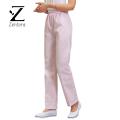 Zentora Elastic Waist Nurse Trousers Summer Nurse Pants Mid-rise Elastic Waist Straight Wide Leg Long Trousers Solid Color for Doctors Nurses Work Comfortable Stylish Healthcare Uniform for Professionals. 