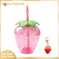 Enigma- Juice Bottle Exquisite Wide Application Strawberry Straw Cup. 