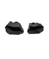 Leather Heel Covers (Heel and Foot Protectors) - Unisex - Black. 