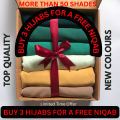 Chiffon Georgette Hijab Scarf stoller for girls women 55+ Shades Available Easy to wear Double Loop. 