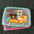 Lunch box lid rectangular silicone lid sealing ring lunch box lid round lunch box accessories replacement universal sealing lid. 