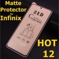 Infinix Hot 12 / Hot 12 Play Matte Ceramic Sheet Protector for Gaming, Unbreakable Matte Protector. 