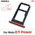 New SiM Tray For Moto E6 Play E6s E7 Plus E7i Power E20 E40 SIM Card Slot SD Card Tray Holder Adapter. 