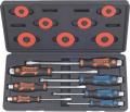 LICOTA - 7 PCS GO THROUGH SCREWDRIVER SET BLOW CASE - ASD-600K1. 
