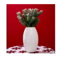 Pretty Shell Texture Plastic Flower Vase - Luxury Look High Quality Durable Plastic Flower Vase Or Pot With Shell Texture Shape ( Only Vase ). 