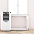 portable ac window kit-1*air hose-White. 