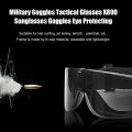 Military Goggles Tactical Glasses With 3 Colors Lens Airsoft X800 Sunglasses Eye Protecting Motor Cycling Riding Eyewear New. 
