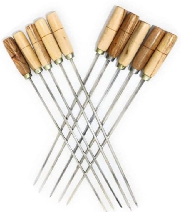 Wooden Handle Flat Sticks Charcoal Coal Barbecue Grill Barbeque Grill Coal Bar B Q Grill Bar B Q Coal Grill Bar.B.Q Hand Grill EID UL ADHA Bar B Q Tandoori Seekh Kabab Hand Grill Liner Coal BBQ Grill Angethi Angethe Burner Bar B Q Grill Flat Sticks Rod