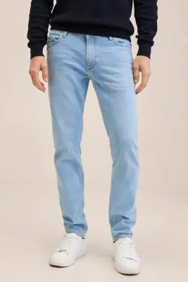 Denim Jeans For Man(Color:Light Blue), Stretchable, Narrow, Skinny, Party Wear, Comfortable, (Premium Quality) - Stay Stylish