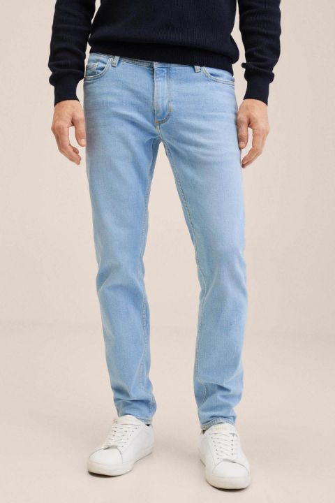 Denim Jeans For Man(Color:Light Blue), Stretchable, Narrow, Skinny, Party Wear, Comfortable, (Premium Quality) - Stay Stylish