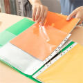 File Bag School Office Document Storage Document Binder A4 Transparent File Folder Binder Folders Ring Binder. 