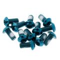 12 Pieces Mountain Bike Brake Screws Bolts Blue. 