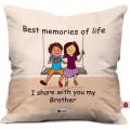 Best Memories of Life Printed Customized Cushion, Personalized Photo Cushion, Custom Cushion. 