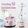 Professional Hanging Garment Steamer Standing Iron Electric Steam Iron For Clothes Steamer, Standing Iron Full Size Garment Steamer for Clothes, Height Adjustable, 1.3L Water Box, Steam Wrinkle Remover, Electric Iron Hanging Ironing Machine 2000W Perfect. 