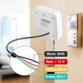 12V Wired Doorbell -Ring- DING DONG Ringer Access Control Wired Doorbell External ABS plastic (Ideal for Home Office Access Control System),. 