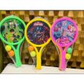 Plastic Racket Pair With 2 Balls Super Bouncy Racket For Boys And Girls- Racket Game Balls. 