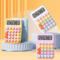 SF 12 Digits Candy Style of Calculator Large Display Mechanical Round Button Study Student Office Fashion Stationery. 