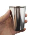30/70/180/320ML Mini Glasses Stainless Steel Metal Cup Cups For Portable Drinkware Set Kitchen Accessories 1PC. 