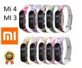 Mi4 Band Strap & Mi3 Band Strap Printed A One Natural Flowers Color Full Matching Girls & Boys Strap for Mi Replacement Waterproof Wrist Band Printed Strap for Xiaomi Mi Band 4 & 3 Smart Activity Tracker -Printed (Only 1 Strap - Chip not Included). 