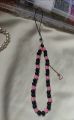 Personalized Beaded Mobile Phone Charm – Custom Name Wrist Strap for Girls | Trendy Pearl & Bead Mobile Accessory for Teens. 