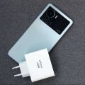 Infinix 120W Fast Charging USB Power Adapter for Note 12 VIP with Optional Cable. 