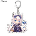 Cute Fashion Game Anime Nekopara Keychain Chocolate Vanilla La Soleil Cake Acrylic Key Chain School Bag Pendant Fans Collection. 