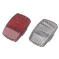 Bicycle Plastic Reflector Tail Light Reflector Front And Rear Warning Tail Light Cycling Accessories. 