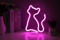 Cat Neon Sign | LED Neon Light for Boys & Girls | Thick Acrylic | Customizable Colors | Bedroom Gaming Room Decor | Birthday Gift | Cafe Party Decor | Customizable | Pakistan. 