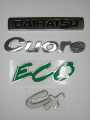 Pack of 4 Pieces Logo Set for Daihatsu Cuore. 