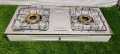 Gas Stove With Automatic Ignition System chula for kitchen automatic 2 Double Burner full heavy weight. 