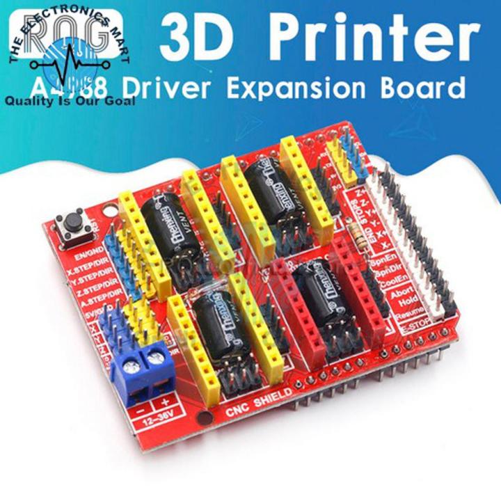 Arduino CNC Shield V3 A4988 DRV8825 Driver Expansion Board In Pakistan