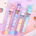 summerflowers 10Color 0.5mm Student Cartoon Ballpoint Pen Cute Butterfly Colorful Pens Kids Diary Scrapbooking Drawing Stationary. 