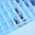 Plastic Storage Box Embroidery Floss Bobbins Storage Organizer Case Cross Stitch Sewing Tool. 