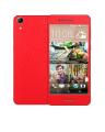 HTC Desire 728  Common Leather Texture Mobile Skin - Red. 