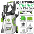 LUTIAN - LT306-1800C -  140 BAR HIGH CAR PRESSURE WASHER - 1800 WATTS -AUTO START - SELF PRIMING - PORTABLE- 2 IN 1 GUN ( LONG & SHORT). 