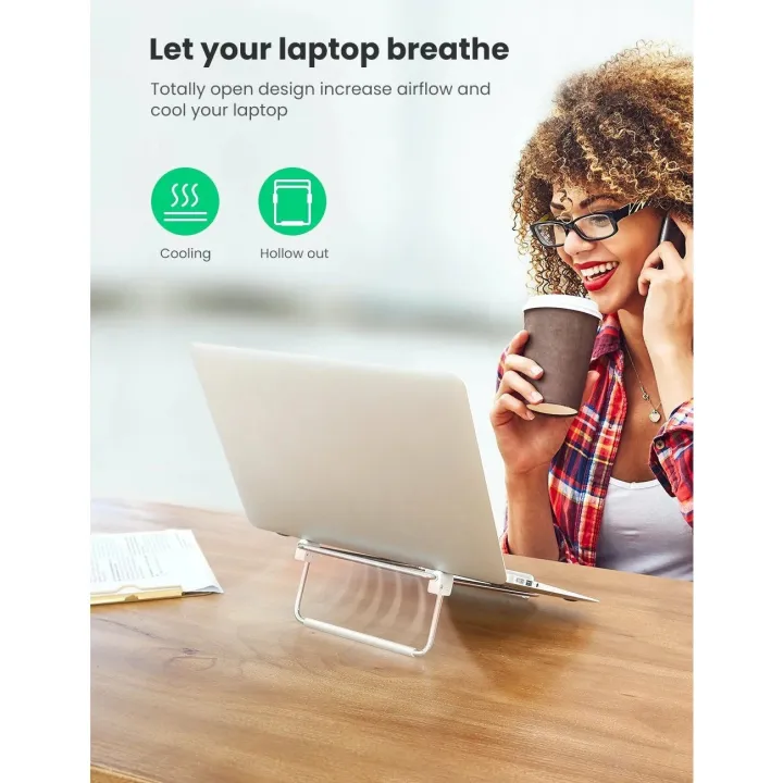 UGREEN%2080348%20Adjustable%20Laptop%20Desk%20Stand%E2%80%93Silver%20-%20Image%208
