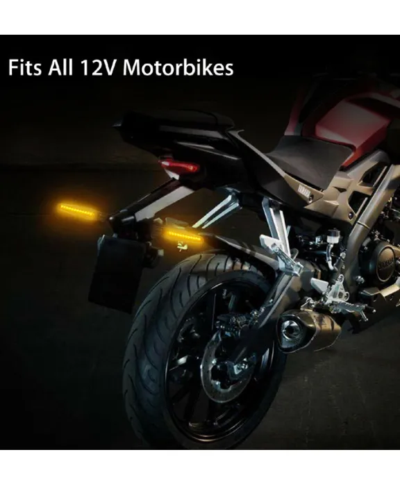 4 x Universal Motorcycle Bike LED Turn Signal Indicator 4 pcs